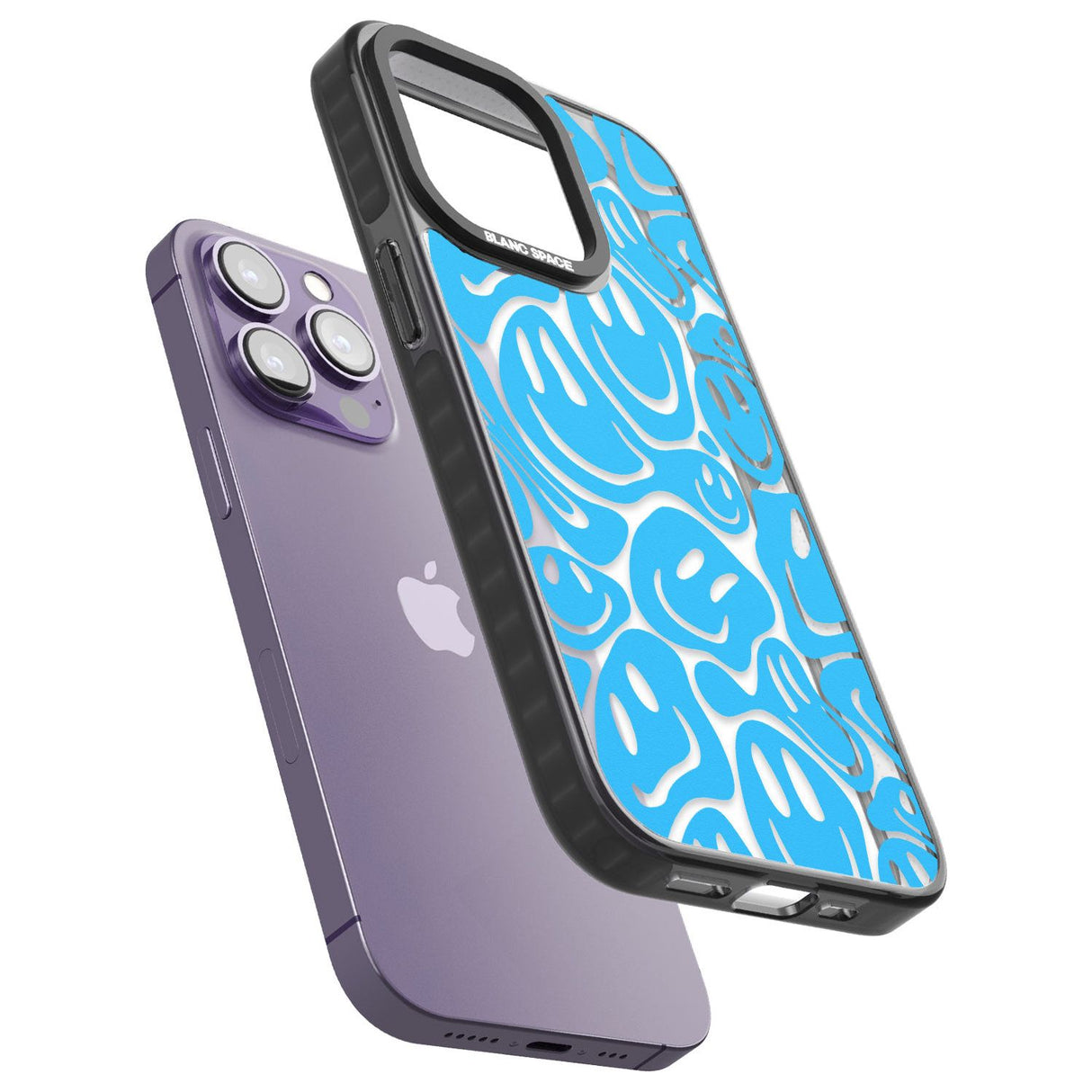 Blue Acid FacesPhone Case for iPhone 14 Pro