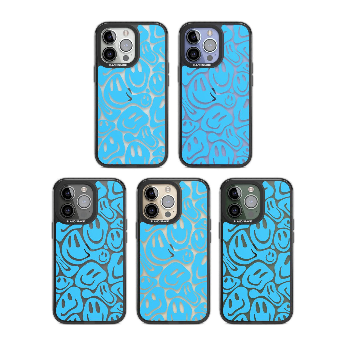 Blue Acid FacesPhone Case for iPhone 14 Pro