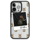 Personalised Bengal Cat Photo Custom Phone Case iPhone 13 Pro / Black Impact Case,iPhone 14 Pro / Black Impact Case,iPhone 15 Pro Max / Black Impact Case,iPhone 15 Pro / Black Impact Case Blanc Space