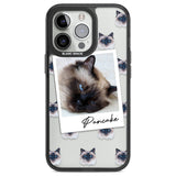 Personalised Burmese Cat Photo Custom Phone Case iPhone 13 Pro / Black Impact Case,iPhone 14 Pro / Black Impact Case,iPhone 15 Pro Max / Black Impact Case,iPhone 15 Pro / Black Impact Case Blanc Space