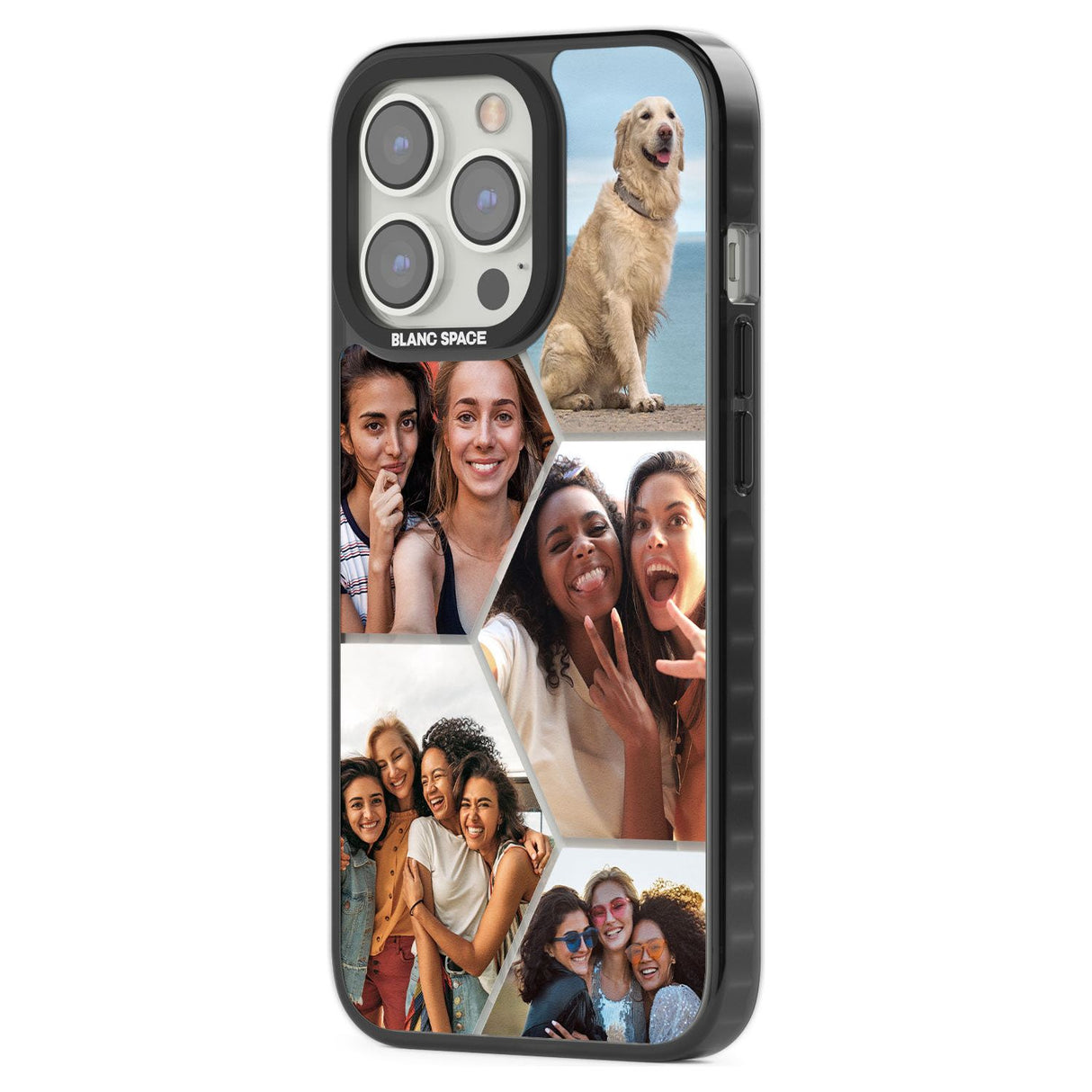 Personalised Heart Photo GridPhone Case for iPhone 14 Pro