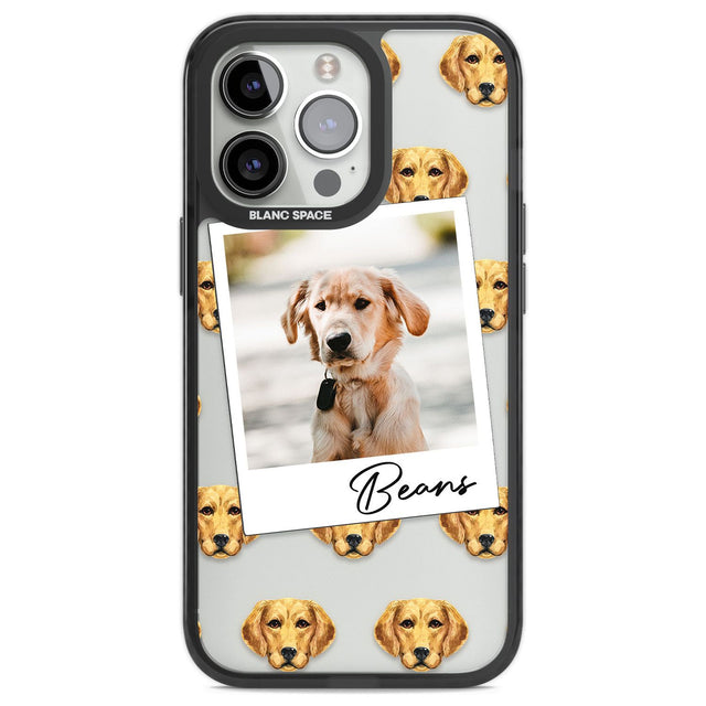 Personalised Labrador - Dog Photo Custom Phone Case iPhone 13 Pro / Black Impact Case,iPhone 14 Pro / Black Impact Case,iPhone 15 Pro Max / Black Impact Case,iPhone 15 Pro / Black Impact Case Blanc Space