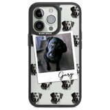 Personalised Labrador, Black - Dog Photo Custom Phone Case iPhone 13 Pro / Black Impact Case,iPhone 14 Pro / Black Impact Case,iPhone 15 Pro Max / Black Impact Case,iPhone 15 Pro / Black Impact Case Blanc Space