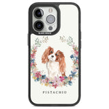 Personalised Cavalier King Charles Portrait Spaniel Custom Phone Case iPhone 13 Pro / Black Impact Case,iPhone 14 Pro / Black Impact Case,iPhone 15 Pro Max / Black Impact Case,iPhone 15 Pro / Black Impact Case Blanc Space