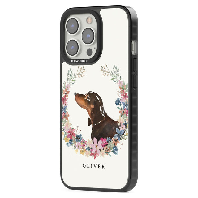 Personalised Black & Tan Dachshund - Watercolour Dog Portrait Custom Phone Case iPhone 15 Pro Max / Black Impact Case,iPhone 15 Plus / Black Impact Case,iPhone 15 Pro / Black Impact Case,iPhone 15 / Black Impact Case,iPhone 15 Pro Max / Impact Case,iPhone 15 Plus / Impact Case,iPhone 15 Pro / Impact Case,iPhone 15 / Impact Case,iPhone 15 Pro Max / Magsafe Black Impact Case,iPhone 15 Plus / Magsafe Black Impact Case,iPhone 15 Pro / Magsafe Black Impact Case,iPhone 15 / Magsafe Black Impact Case,iPhone 14 Pro