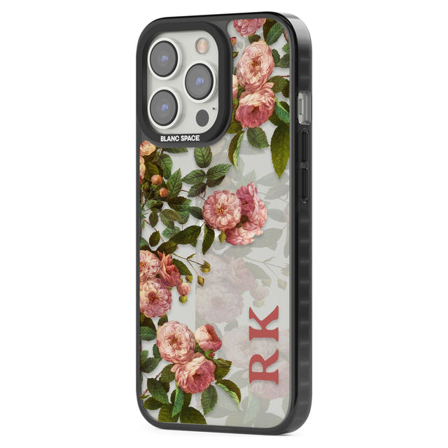 Personalised Clear Vintage Floral Pink Garden Roses Custom Phone Case iPhone 15 Pro Max / Black Impact Case,iPhone 15 Plus / Black Impact Case,iPhone 15 Pro / Black Impact Case,iPhone 15 / Black Impact Case,iPhone 15 Pro Max / Impact Case,iPhone 15 Plus / Impact Case,iPhone 15 Pro / Impact Case,iPhone 15 / Impact Case,iPhone 15 Pro Max / Magsafe Black Impact Case,iPhone 15 Plus / Magsafe Black Impact Case,iPhone 15 Pro / Magsafe Black Impact Case,iPhone 15 / Magsafe Black Impact Case,iPhone 14 Pro Max / Bla