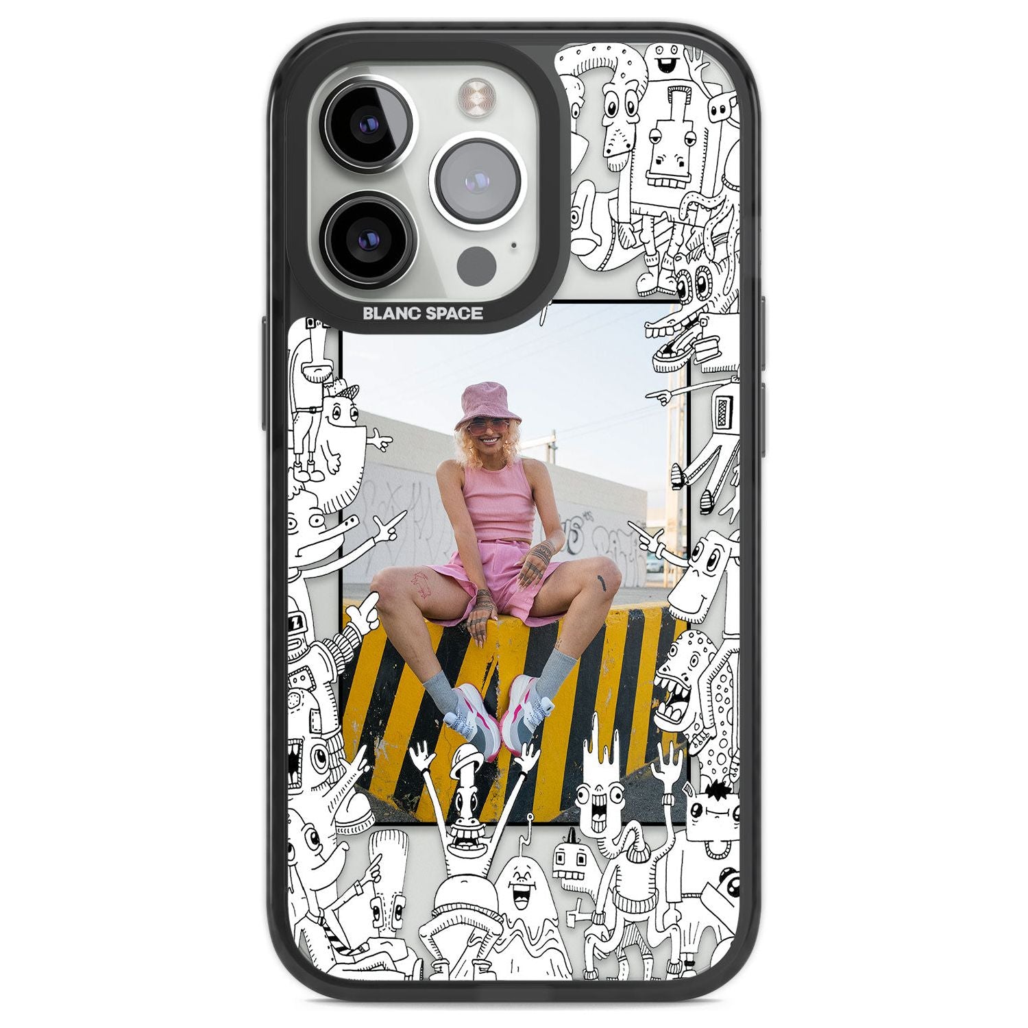 Personalised Look At This Photo Case Custom Phone Case iPhone 13 Pro / Black Impact Case,iPhone 14 Pro / Black Impact Case,iPhone 15 Pro Max / Black Impact Case,iPhone 15 Pro / Black Impact Case Blanc Space