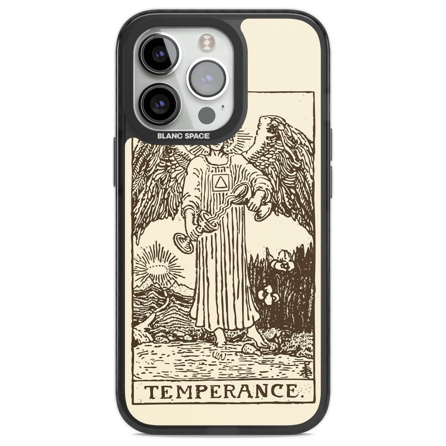 Personalised Temperance Tarot Card - Solid Cream