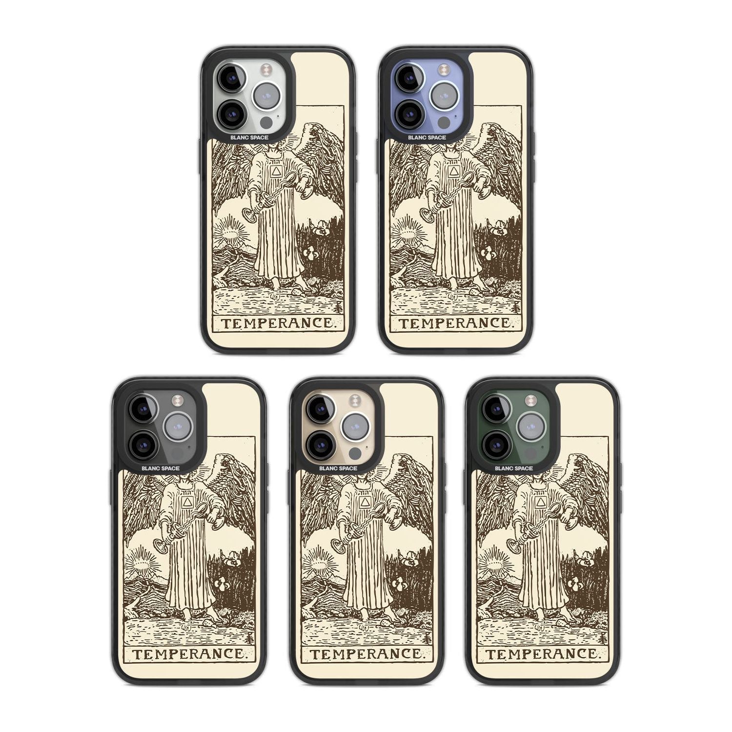 Personalised Temperance Tarot Card - Solid Cream