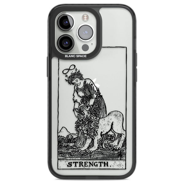 Personalised Strength Tarot Card (Clear)