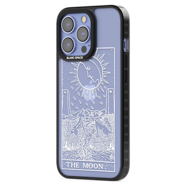 Personalised The Moon Tarot Card - White Transparent Custom Phone Case iPhone 15 Pro Max / Black Impact Case,iPhone 15 Plus / Black Impact Case,iPhone 15 Pro / Black Impact Case,iPhone 15 / Black Impact Case,iPhone 15 Pro Max / Impact Case,iPhone 15 Plus / Impact Case,iPhone 15 Pro / Impact Case,iPhone 15 / Impact Case,iPhone 15 Pro Max / Magsafe Black Impact Case,iPhone 15 Plus / Magsafe Black Impact Case,iPhone 15 Pro / Magsafe Black Impact Case,iPhone 15 / Magsafe Black Impact Case,iPhone 14 Pro Max / Bl