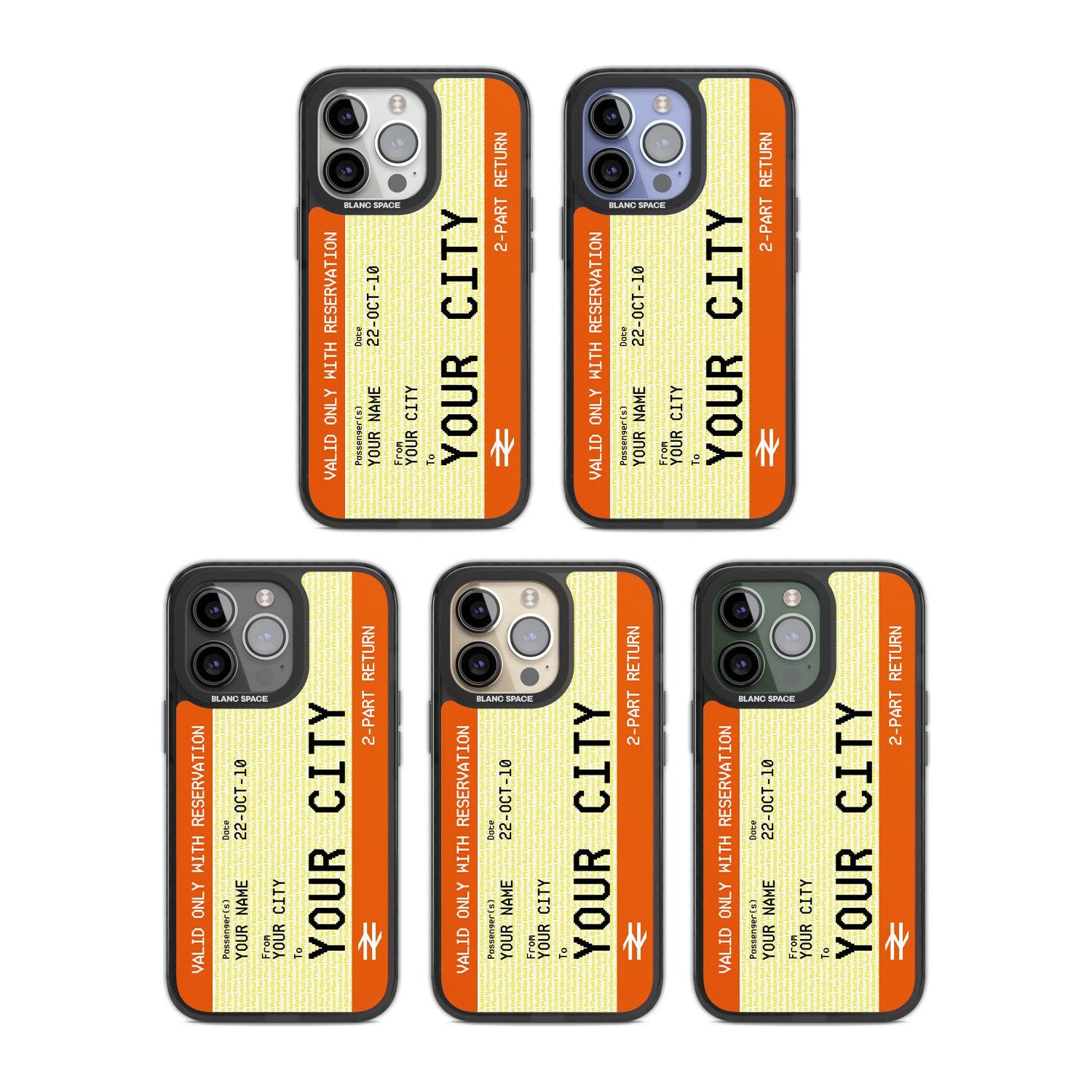 Personalised Create Your Own Train Ticket