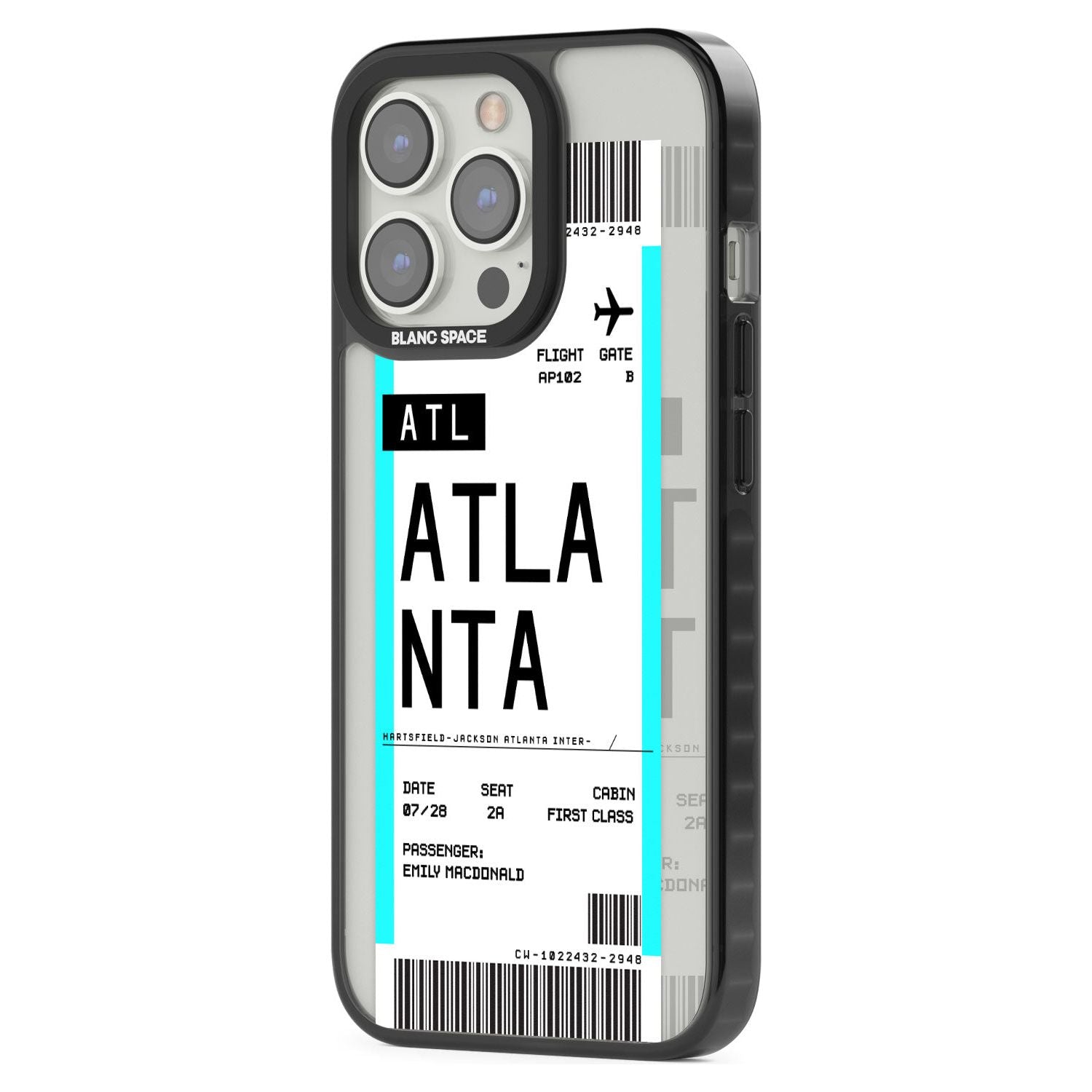 Personalised Atlanta Boarding Pass