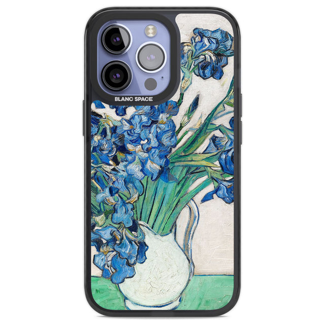 Irises by Vincent Van Gogh Phone Case iPhone 13 Pro / Black Impact Case,iPhone 14 Pro / Black Impact Case,iPhone 15 Pro Max / Black Impact Case,iPhone 15 Pro / Black Impact Case Blanc Space