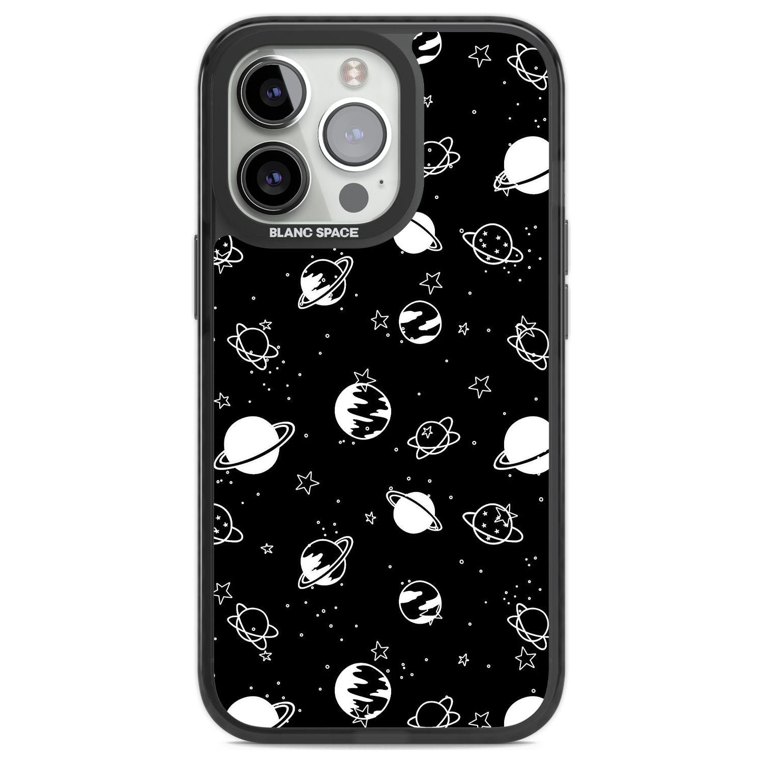 White Planets On Black