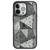 Pattern Mashup (Black) Phone Case iPhone 13 Pro / Black Impact Case,iPhone 14 Pro / Black Impact Case,iPhone 15 Pro Max / Black Impact Case,iPhone 15 Pro / Black Impact Case Blanc Space