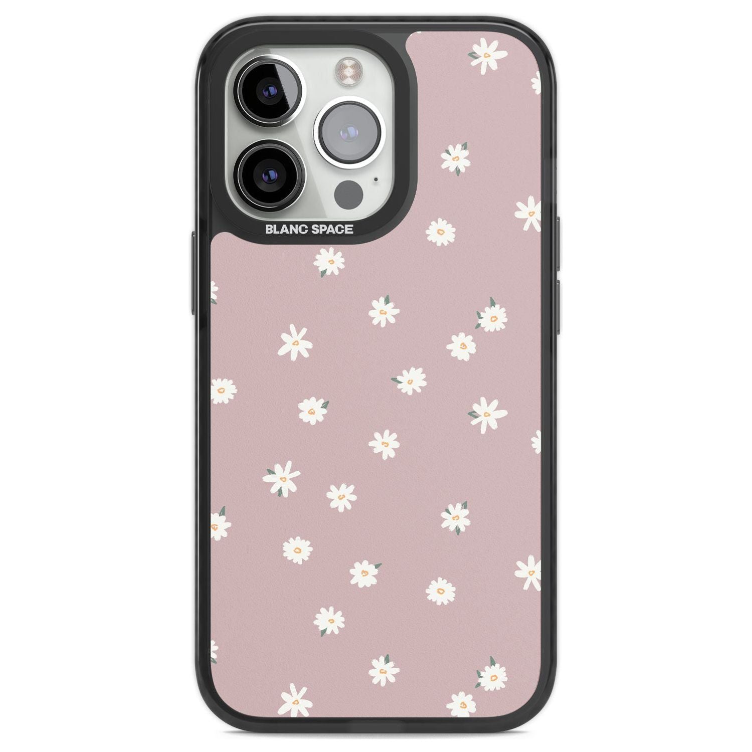 Dark Pink Cute Floral Design Phone Case iPhone 13 Pro / Black Impact Case,iPhone 14 Pro / Black Impact Case,iPhone 15 Pro Max / Black Impact Case,iPhone 15 Pro / Black Impact Case Blanc Space