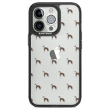 Whippet/Italian Greyhound Dog Pattern Clear