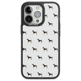 German Shorthaired Pointer Dog Pattern Phone Case iPhone 13 Pro / Black Impact Case,iPhone 14 Pro / Black Impact Case,iPhone 15 Pro Max / Black Impact Case,iPhone 15 Pro / Black Impact Case Blanc Space