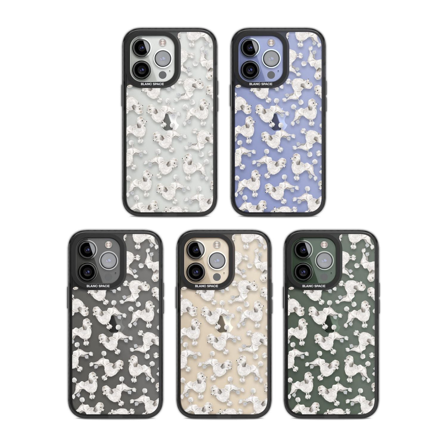 Poodle Watercolor Pattern