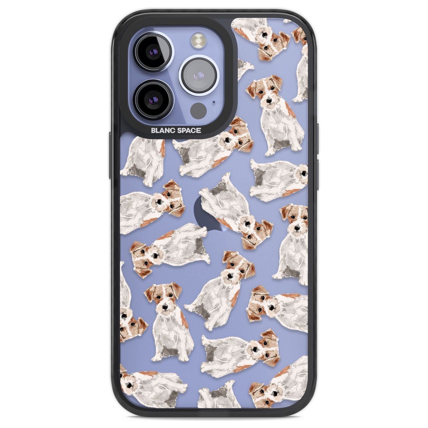 Wirehaired Jack Russell Watercolour Dog Pattern