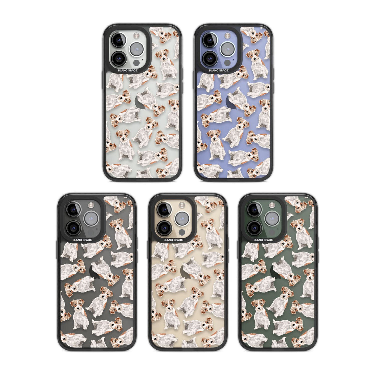 Wirehaired Jack Russell Watercolour Dog Pattern