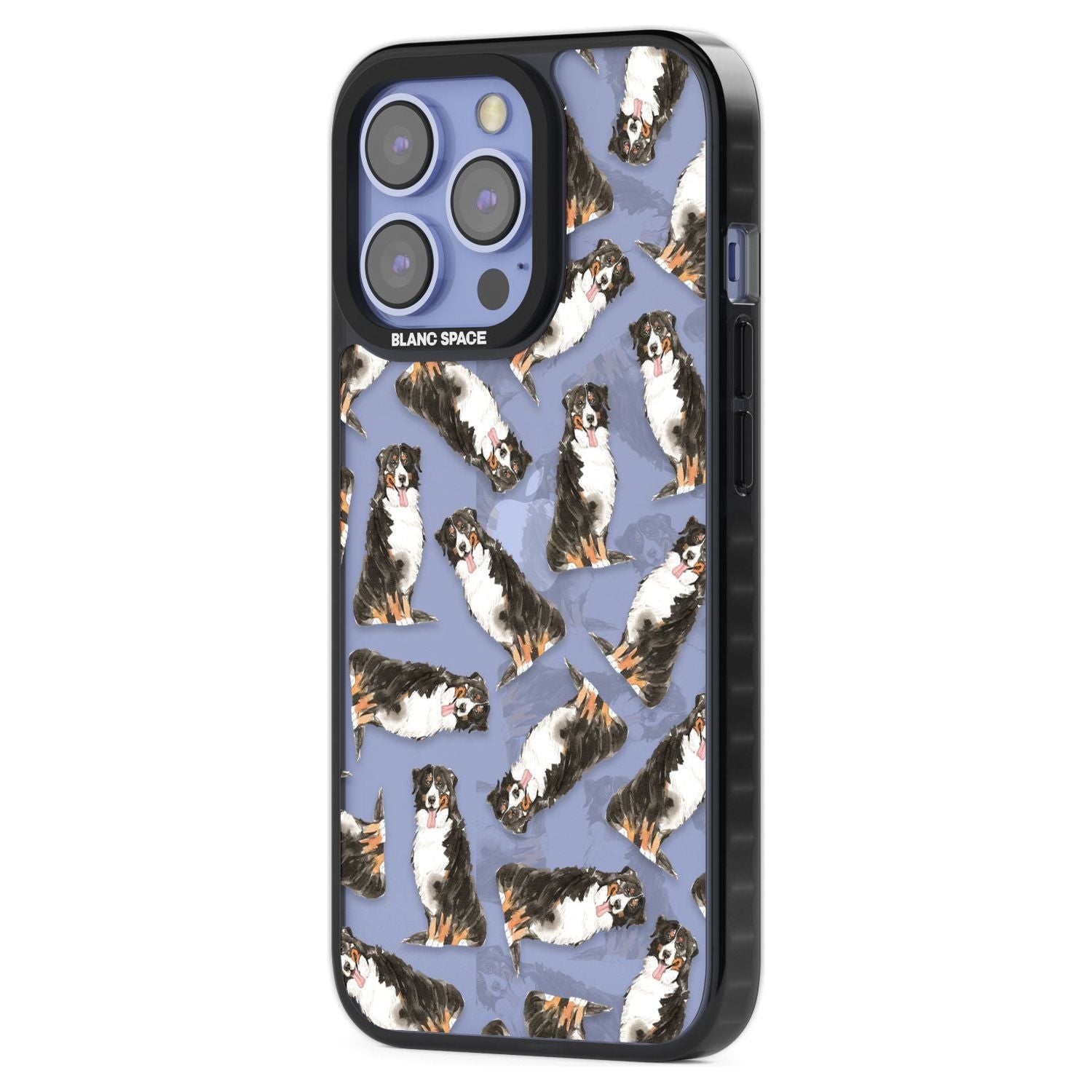 Bernese Mountain Dog Watercolour Dog Pattern