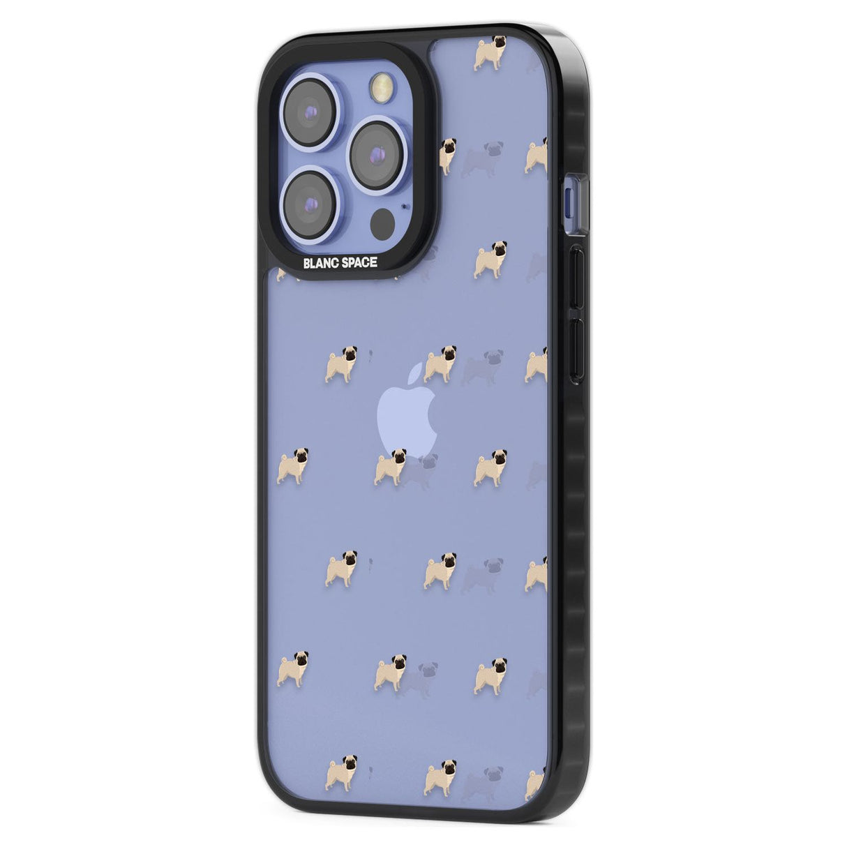 Pug Dog Pattern Clear