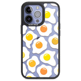 Fried Egg Pattern Phone Case iPhone 13 Pro / Black Impact Case,iPhone 14 Pro / Black Impact Case,iPhone 15 Pro Max / Black Impact Case,iPhone 15 Pro / Black Impact Case Blanc Space