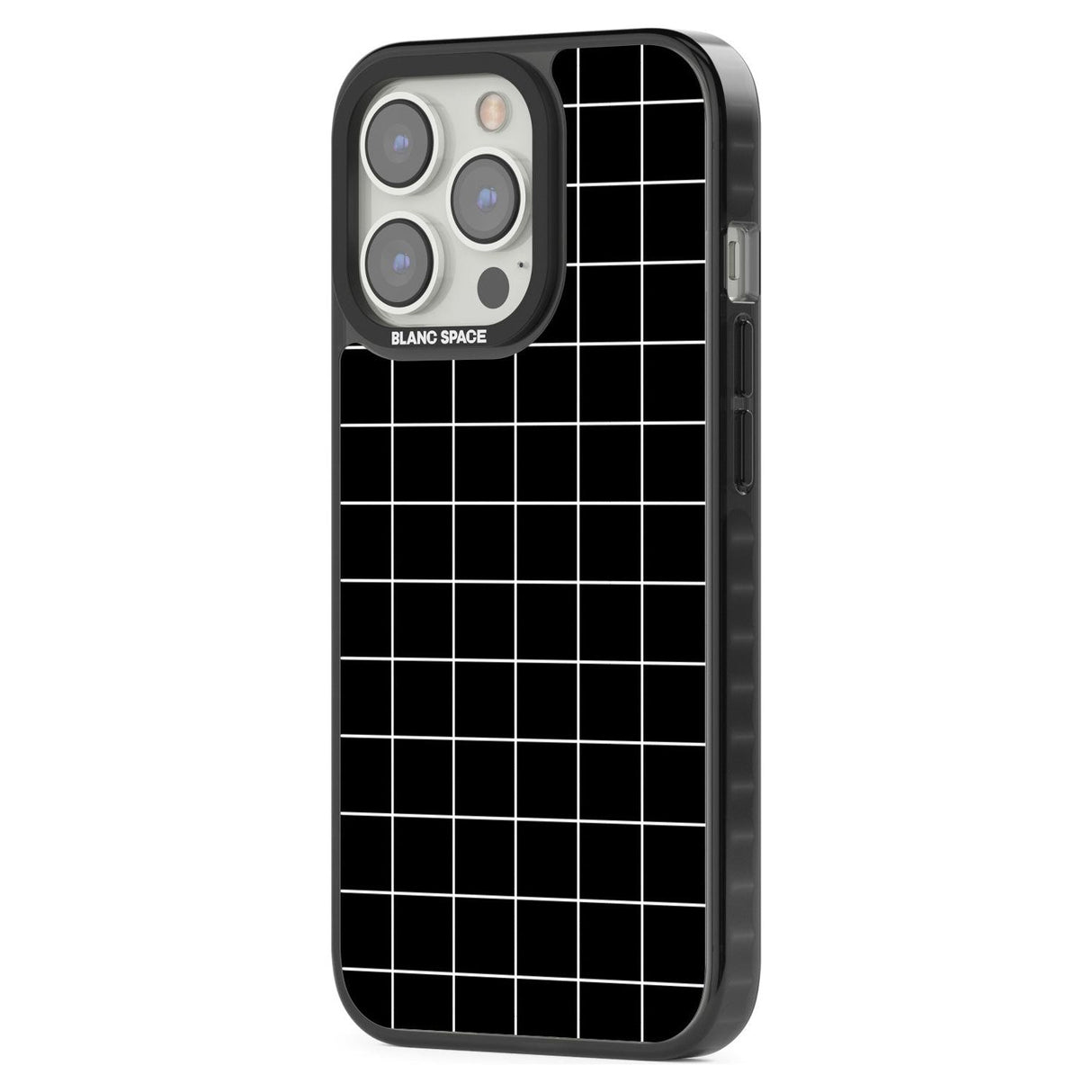 Simplistic Large Grid Pattern Black