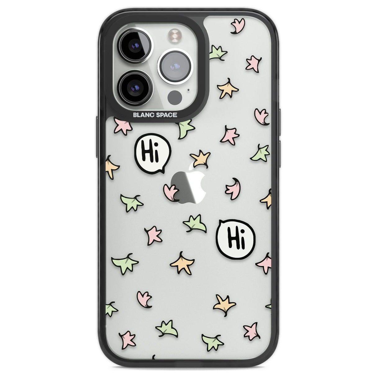 Heartstopper Leaves Pattern Phone Case iPhone 13 Pro / Black Impact Case,iPhone 14 Pro / Black Impact Case,iPhone 15 Pro Max / Black Impact Case,iPhone 15 Pro / Black Impact Case Blanc Space