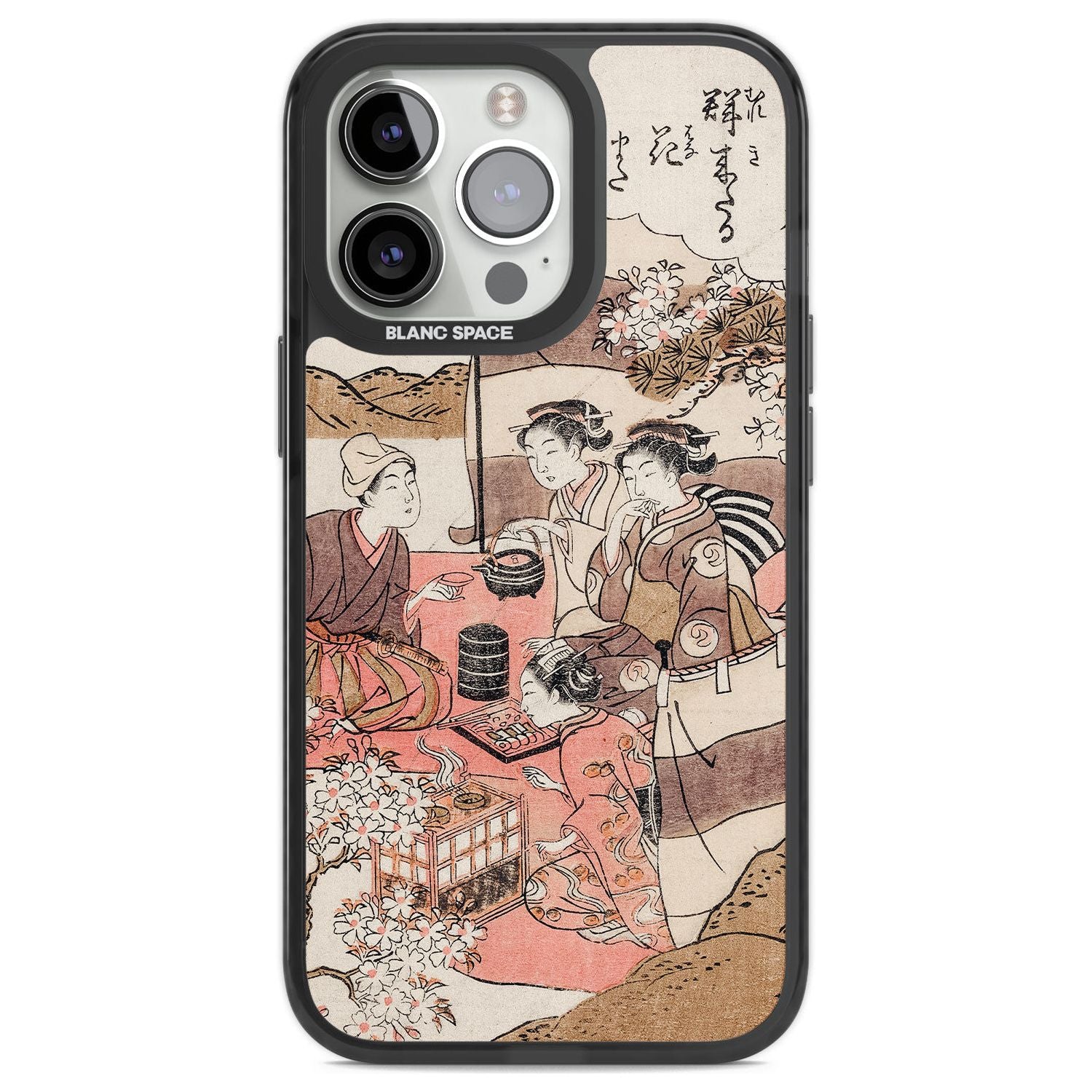 Japanese Afternoon Tea Phone Case iPhone 13 Pro / Black Impact Case,iPhone 14 Pro / Black Impact Case,iPhone 15 Pro Max / Black Impact Case,iPhone 15 Pro / Black Impact Case Blanc Space
