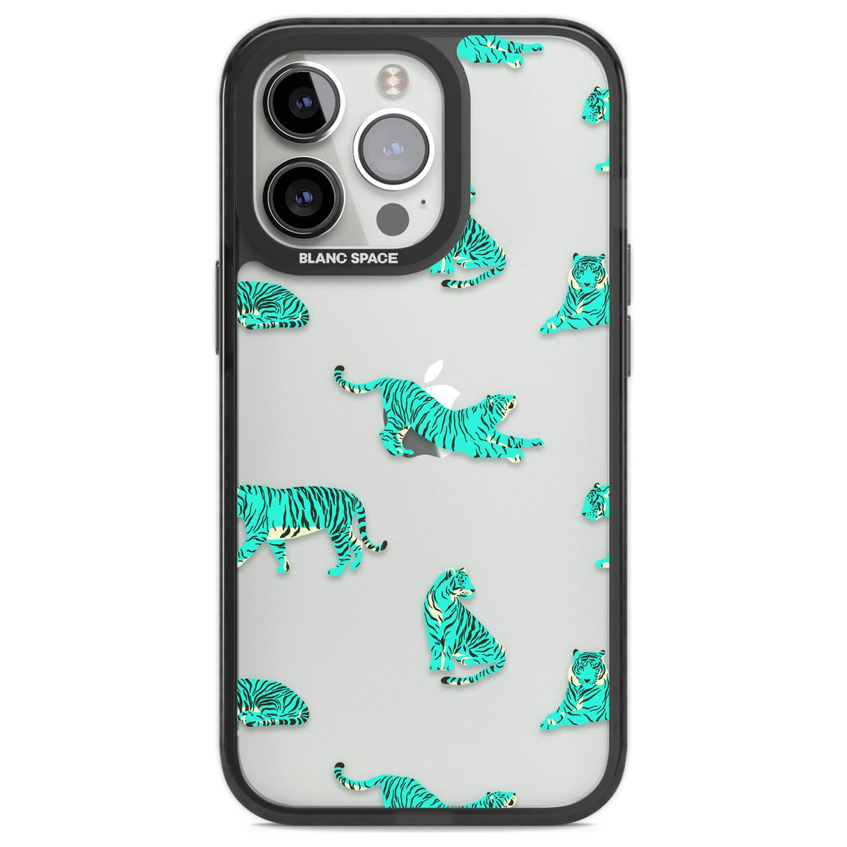 Turquoise Tiger Jungle Cat Pattern