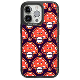 Mushroom Kawaii Pattern Phone Case iPhone 13 Pro / Black Impact Case,iPhone 14 Pro / Black Impact Case,iPhone 15 Pro Max / Black Impact Case,iPhone 15 Pro / Black Impact Case Blanc Space