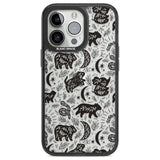 Leafy Bears Phone Case iPhone 13 Pro / Black Impact Case,iPhone 14 Pro / Black Impact Case,iPhone 15 Pro Max / Black Impact Case,iPhone 15 Pro / Black Impact Case Blanc Space