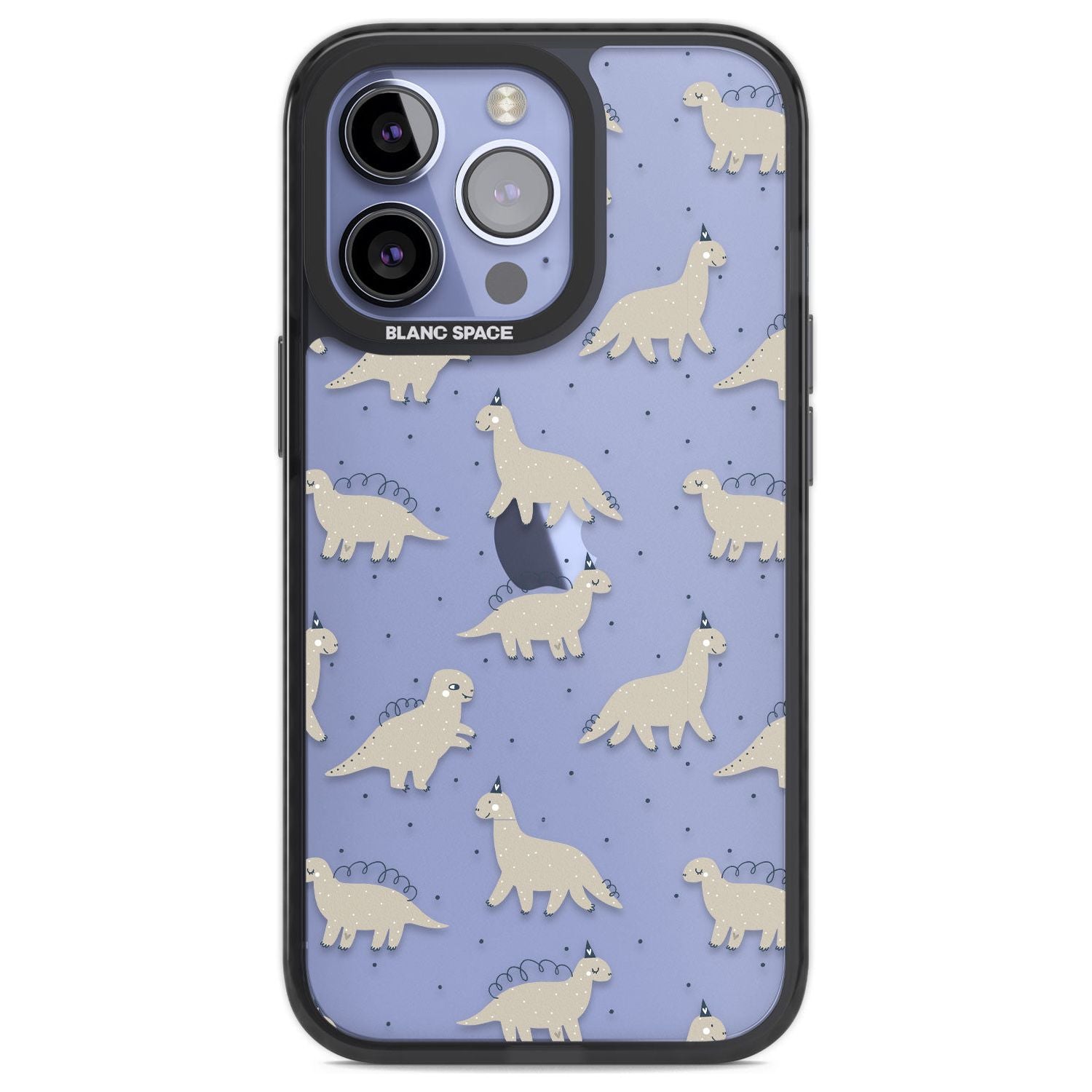 Adorable Dinosaurs Pattern (Clear) Phone Case iPhone 13 Pro / Black Impact Case,iPhone 14 Pro / Black Impact Case,iPhone 15 Pro Max / Black Impact Case,iPhone 15 Pro / Black Impact Case Blanc Space