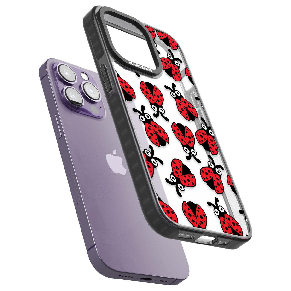 Ladybug PatternPhone Case for iPhone 14 Pro