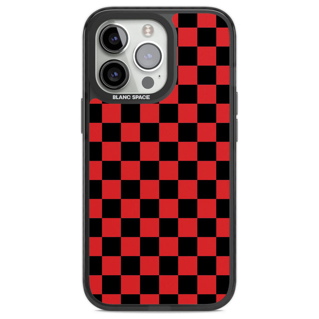 Red Black Checkered