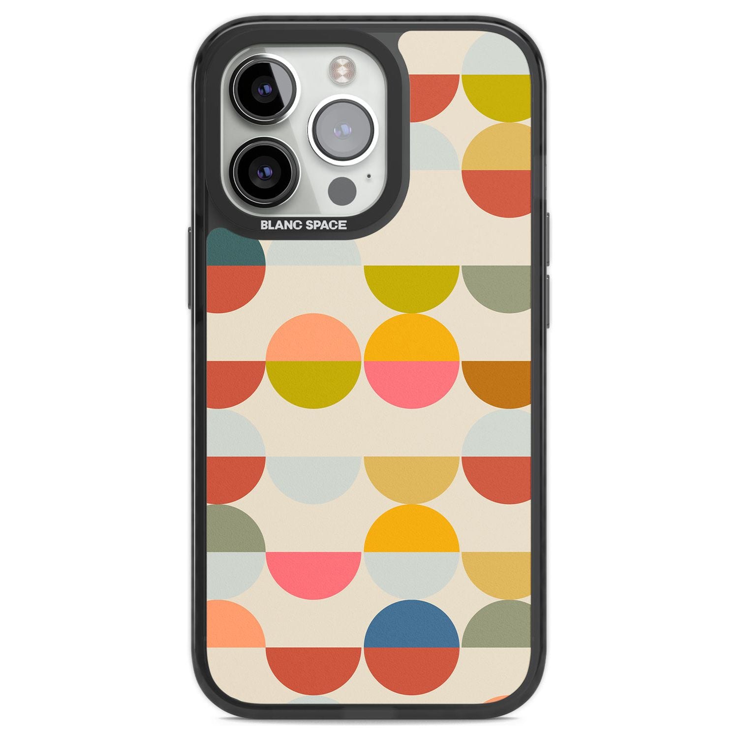Abstract Retro Shapes: Colourful Circles