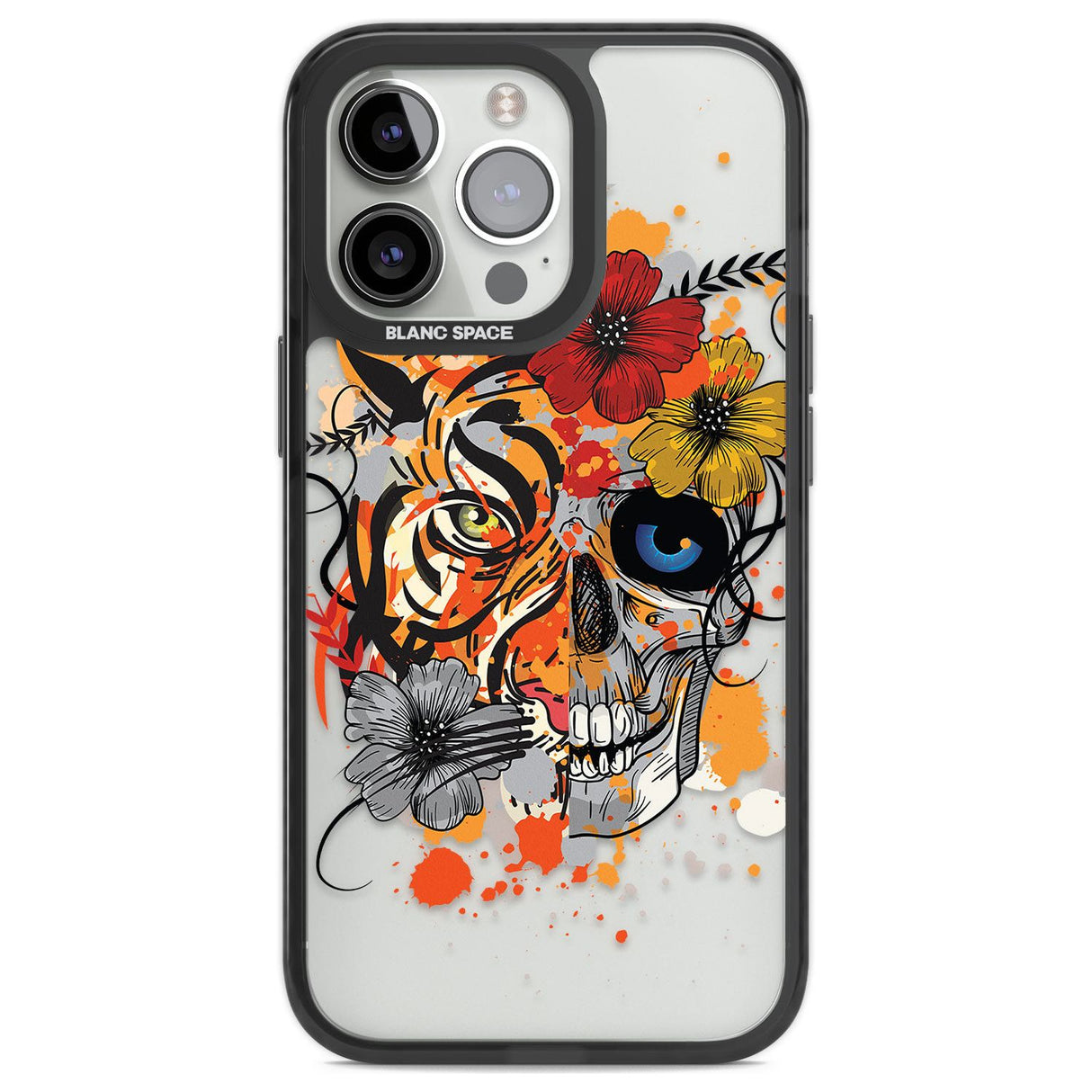 Sugar Skull Tiger Floral