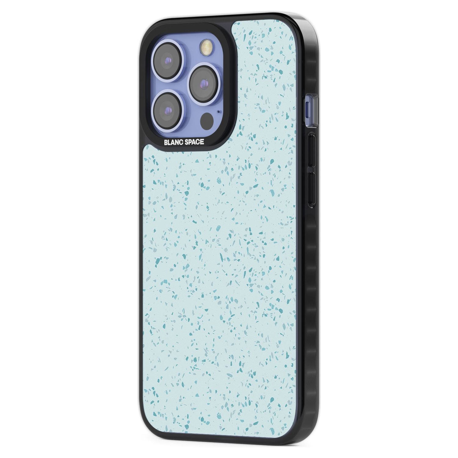 Light Blue Terrazzo Pattern