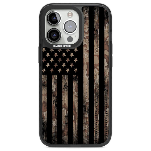 American Flag Camo Phone Case iPhone 13 Pro / Black Impact Case,iPhone 14 Pro / Black Impact Case,iPhone 15 Pro / Black Impact Case,iPhone 15 Pro Max / Black Impact Case Blanc Space