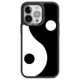 Large Yin Yang Phone Case iPhone 13 Pro / Black Impact Case,iPhone 14 Pro / Black Impact Case,iPhone 15 Pro Max / Black Impact Case,iPhone 15 Pro / Black Impact Case Blanc Space