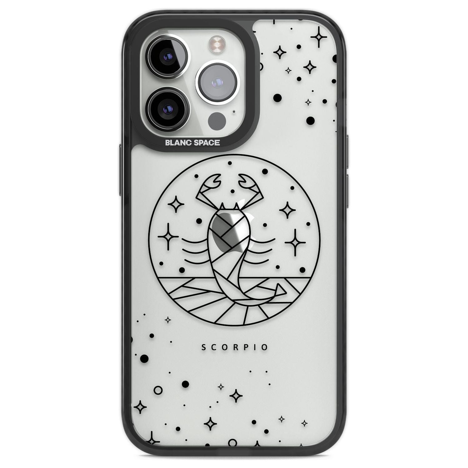 Scorpio Emblem Cosmic Design