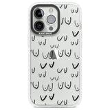 Free the boob (Black) Phone Case iPhone 13 Pro / Impact Case,iPhone 14 Pro / Impact Case,iPhone 15 Pro Max / Impact Case,iPhone 15 Pro / Impact Case Blanc Space