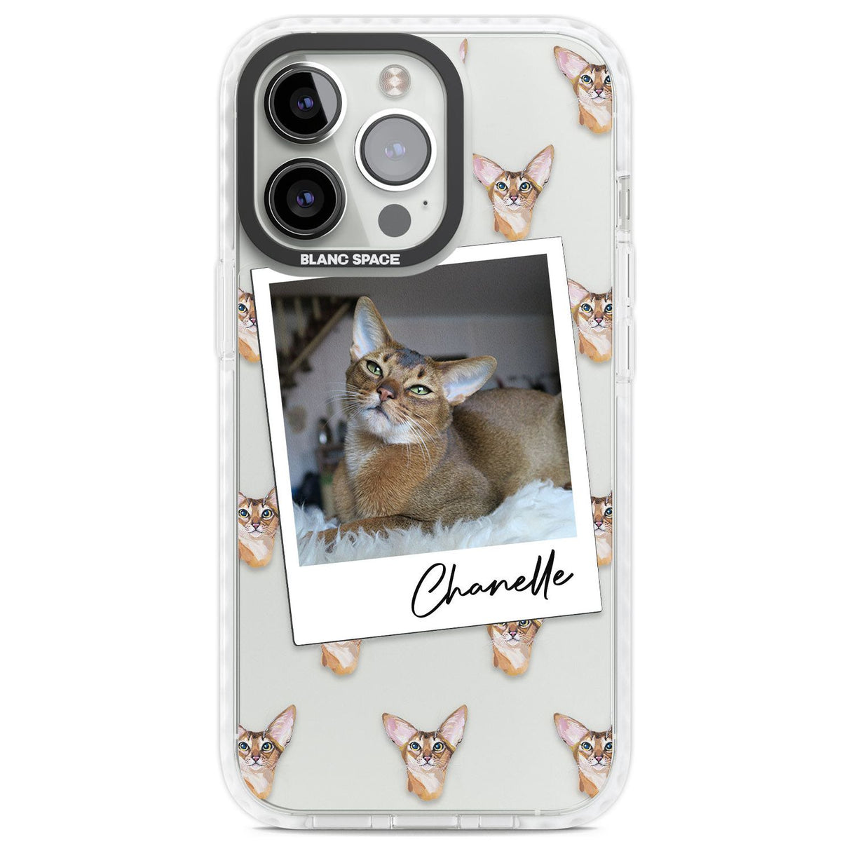 Personalised Abyssinian Cat Photo Custom Phone Case iPhone 13 Pro / Impact Case,iPhone 14 Pro / Impact Case,iPhone 15 Pro Max / Impact Case,iPhone 15 Pro / Impact Case Blanc Space
