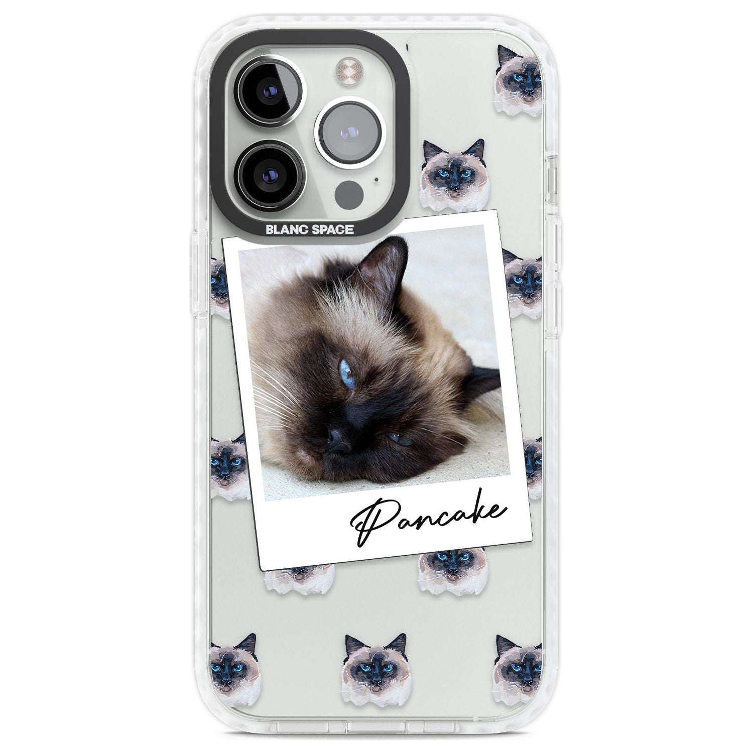 Personalised Burmese Cat Photo Custom Phone Case iPhone 13 Pro / Impact Case,iPhone 14 Pro / Impact Case,iPhone 15 Pro Max / Impact Case,iPhone 15 Pro / Impact Case Blanc Space