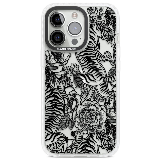 Personalised Chinese Tiger Pattern Custom Phone Case iPhone 13 Pro / Impact Case,iPhone 14 Pro / Impact Case,iPhone 15 Pro Max / Impact Case,iPhone 15 Pro / Impact Case Blanc Space