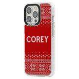 Personalised Red Christmas Knitted Jumper Custom Phone Case iPhone 15 Pro Max / Black Impact Case,iPhone 15 Plus / Black Impact Case,iPhone 15 Pro / Black Impact Case,iPhone 15 / Black Impact Case,iPhone 15 Pro Max / Impact Case,iPhone 15 Plus / Impact Case,iPhone 15 Pro / Impact Case,iPhone 15 / Impact Case,iPhone 15 Pro Max / Magsafe Black Impact Case,iPhone 15 Plus / Magsafe Black Impact Case,iPhone 15 Pro / Magsafe Black Impact Case,iPhone 15 / Magsafe Black Impact Case,iPhone 14 Pro Max / Black Impact 