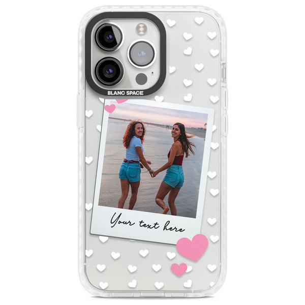 Personalised Hearts Instant Camera Photo